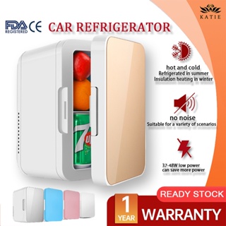 【SG】8LMini fridge Car Refrigerator Bedroom Student Dormitory Dual-purpose Freezer Outdoor Cold & Hot Function Fridge