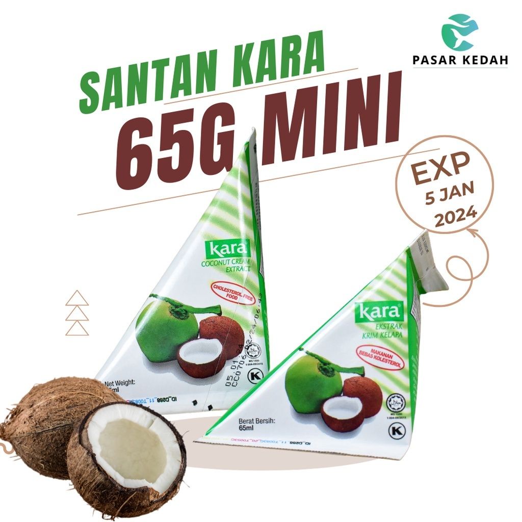 Uht KARA Mini Coconut Milk Cream 65ml Coconut Milk Wholesale Shopee