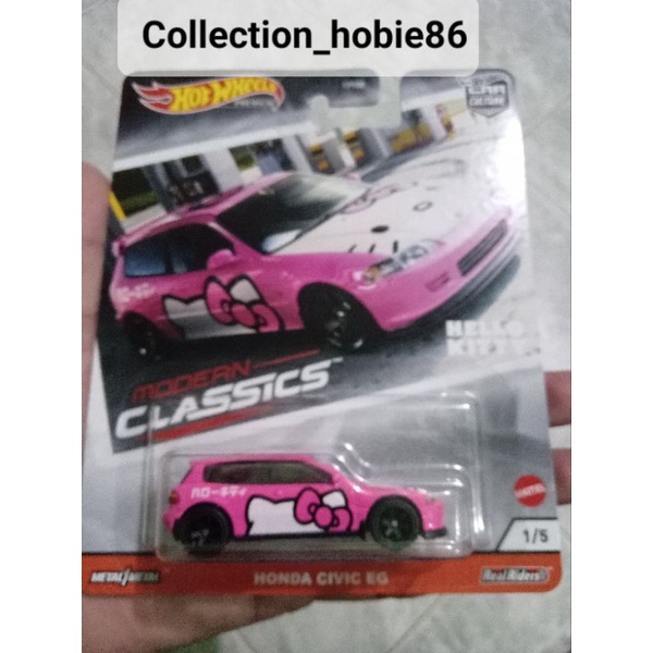 Hot Wheels Honda Civic Eg Hello kitty (Modern Classics) Shopee Singapore