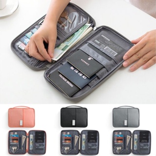 Ready stock!  Family Travel Organiser Passport Document Holder Tickets Cards Wallet Pouch Bags