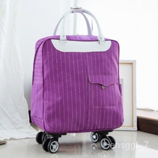 Trolley Bag Women's Lightweight Universal Wheel Large Capacity Backpack Boarding Short-Distance Travel Portable Student 