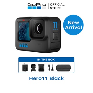 【1 Year Warranty】GoPro Hero11 Black 5.3K video and 27MP photos, 8x7 Larger new image Sensor, Automatic Highlight Videos,HyperSmooth 5.0 stabilization, Action Camera 1Year Warranty vlog