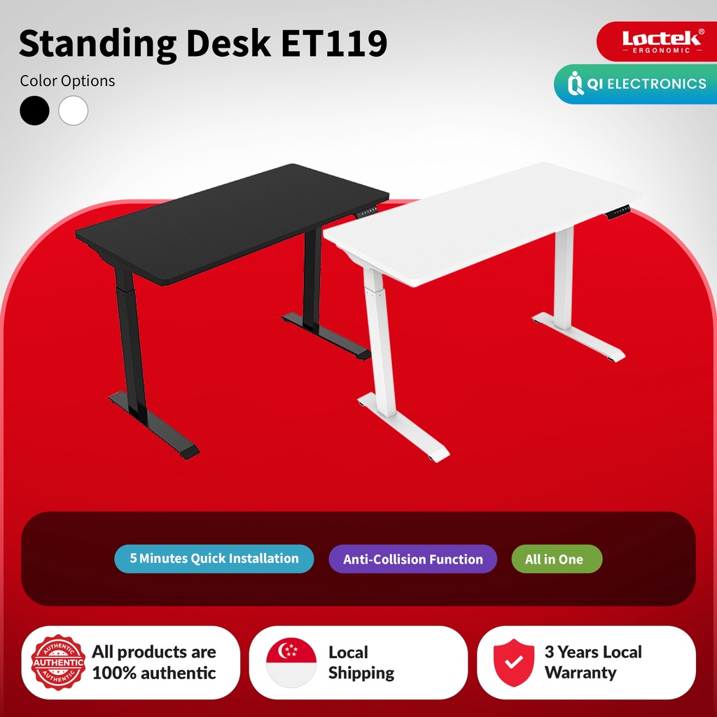 Xiaomi Youpin Loctek Electric Height Adjustable Standing Office Desk