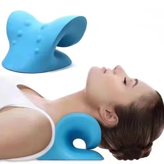 Cervical Spine Stretch Muscle Relaxation Traction Neck Stretcher Shoulder Massage Pillow Relieve Pain Spine Correction