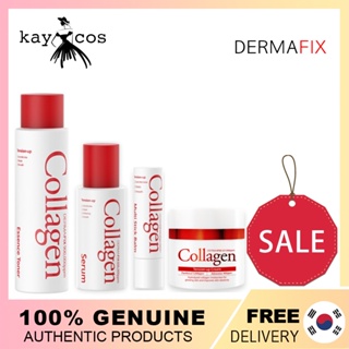 DERMAFIX Real collagen tension up multi stick balm/Concentrated Toner 150ml/Ampoule Cream Large Capacity 50ml/Serum 50ml