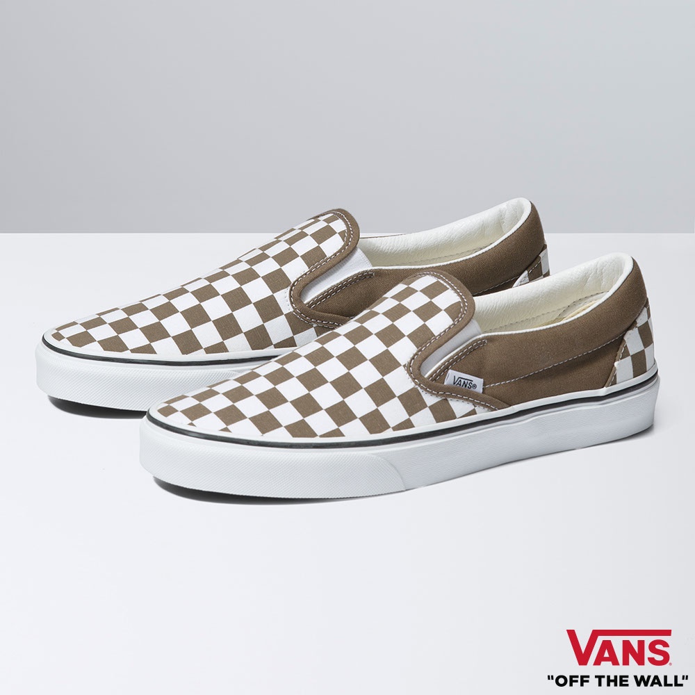 Vans Color Theory Classic Slip-On Sneakers Men (Unisex US Size) BROWN ...