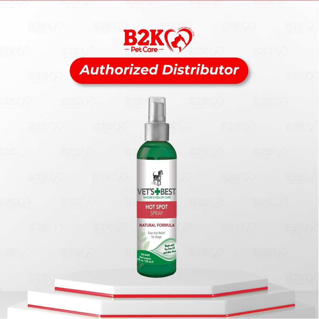 Vet’s Best Dog Hot Spot Itch Relief Spray Relieves Dog Dry Skin, Rash