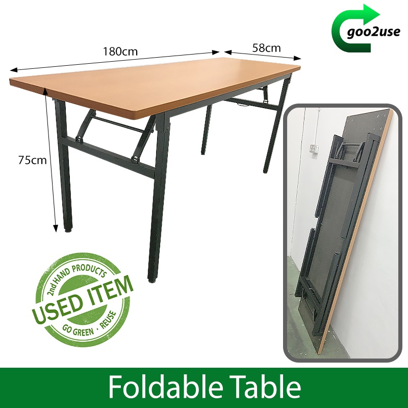 Used 2nd Hand Furniture Home & Living Foldable Table Working Computer