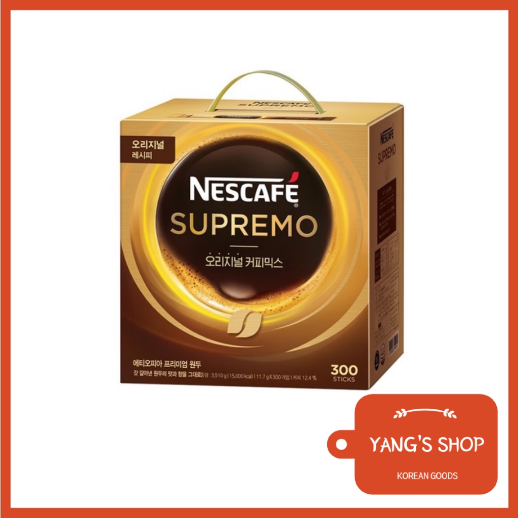 [Nescafe] Supremeo Coffee Mix Original 11.7g X 30/50 Sticks / Korean