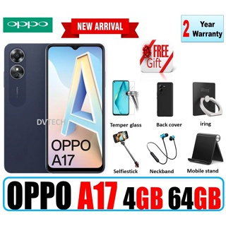 OPPO A17  / A17K (4GB 64GB)  | 2 Years Warranty | Free Gifts