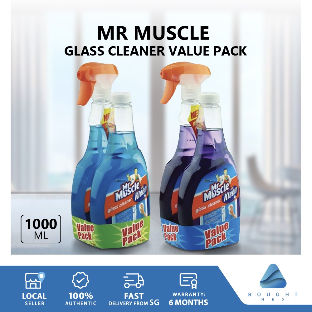 Mr Muscle Glass Cleaner Value Pack Multi Surface Cleaner Super Active