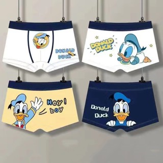 【Suge】4 Piece Kids Boys Underwear Cartoon spiderman Children's Shorts Panties For Baby Boy Toddler Boxers Stripes Teenagers Cotton Underpants #3