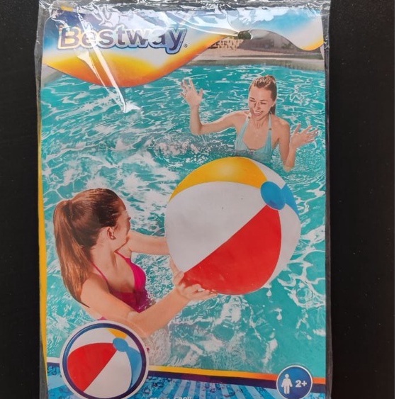 Bestway Inflatable Beach Ball For Group Pool Play 51 cm Shopee Singapore