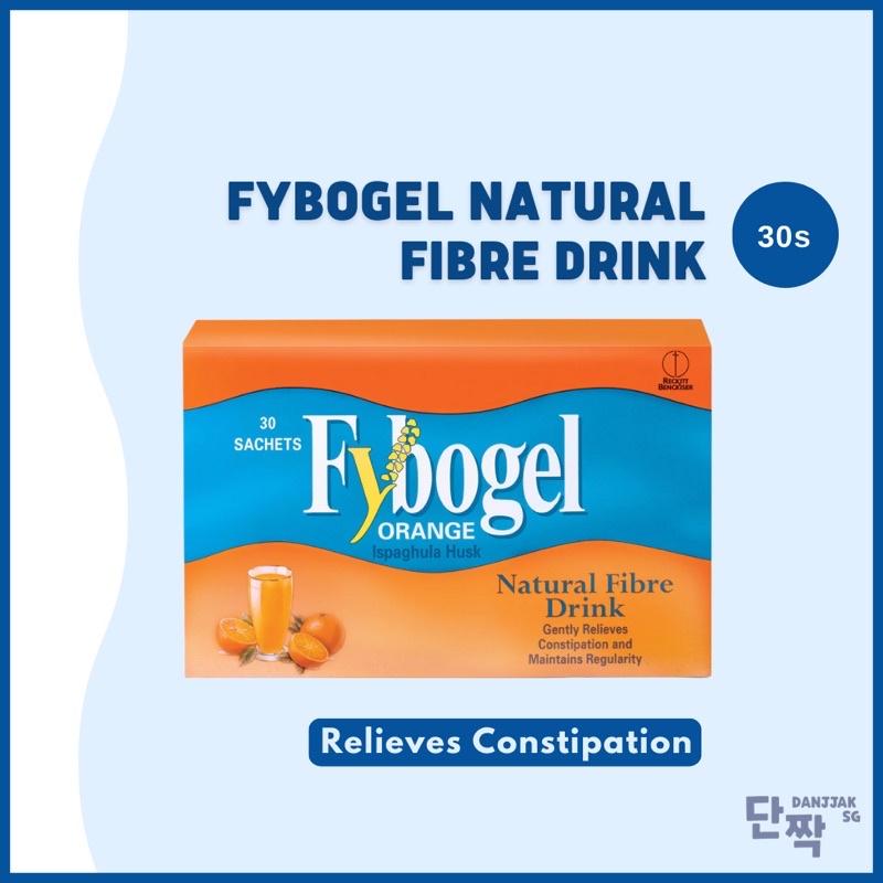 Fybogel Natural Fibre Drink Orange Flavour 30 Sachets (Gently Relieves