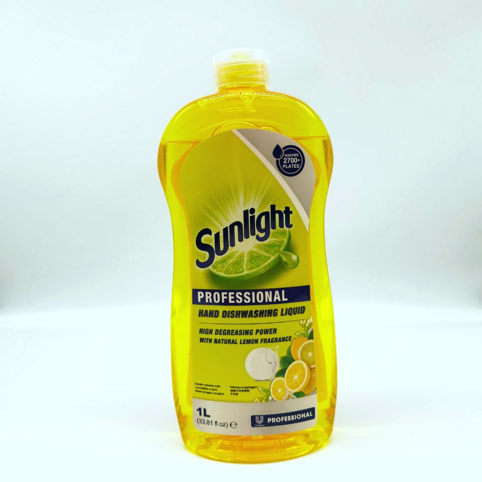 Home Essential Sunlight Professional Hand Dishwashing Soap Liquid 1L High Degreasing Power With