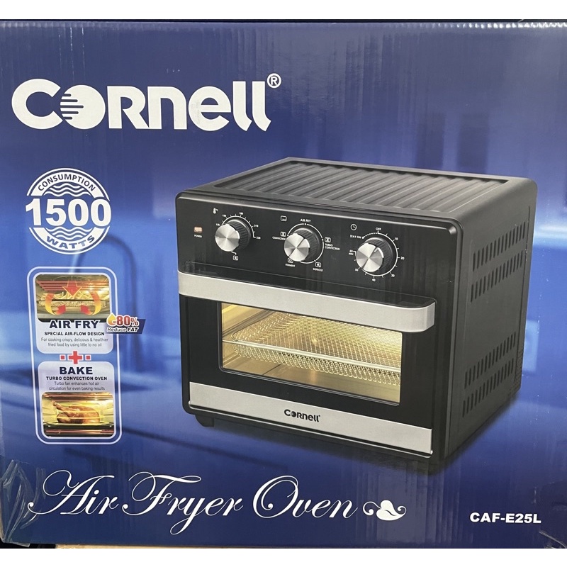 super clearance sales Cornell Air Fryer Oven 25l Cafe25l Shopee Singapore