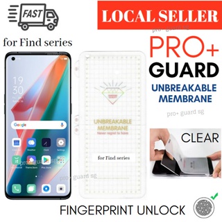 [CLEAR] UNBREAKABLE MEMBRANE Oppo Find X5 Pro X3 Pro X2 Pro X 4G 5G Screen Protector Film (not Tempered Glass)