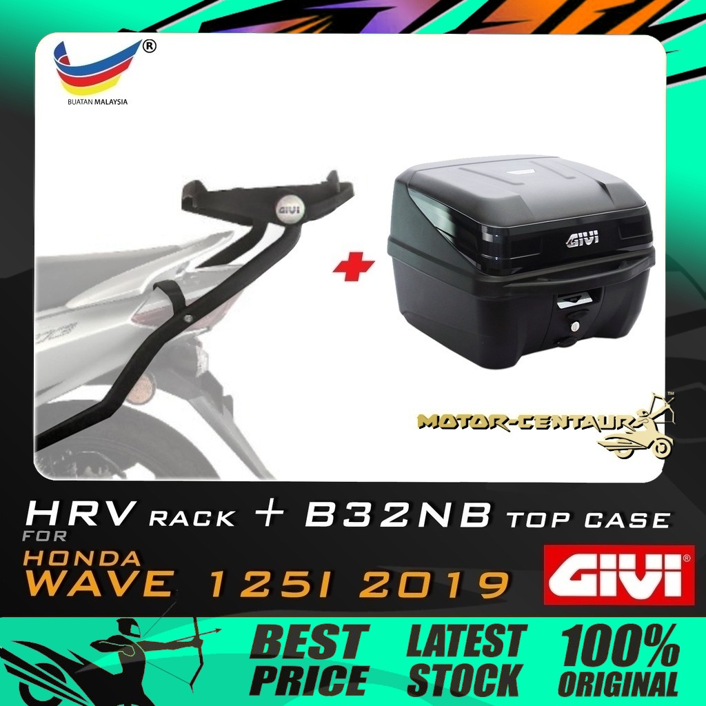 Set Kombo Kotak Box Givi B Nb Top Case Givi Honda Wave I Hrv