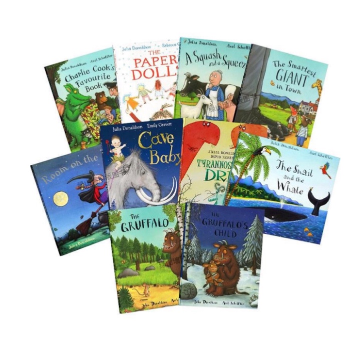 Julia Donaldson (Author for Gruffalo) 10 books Collection | Shopee ...