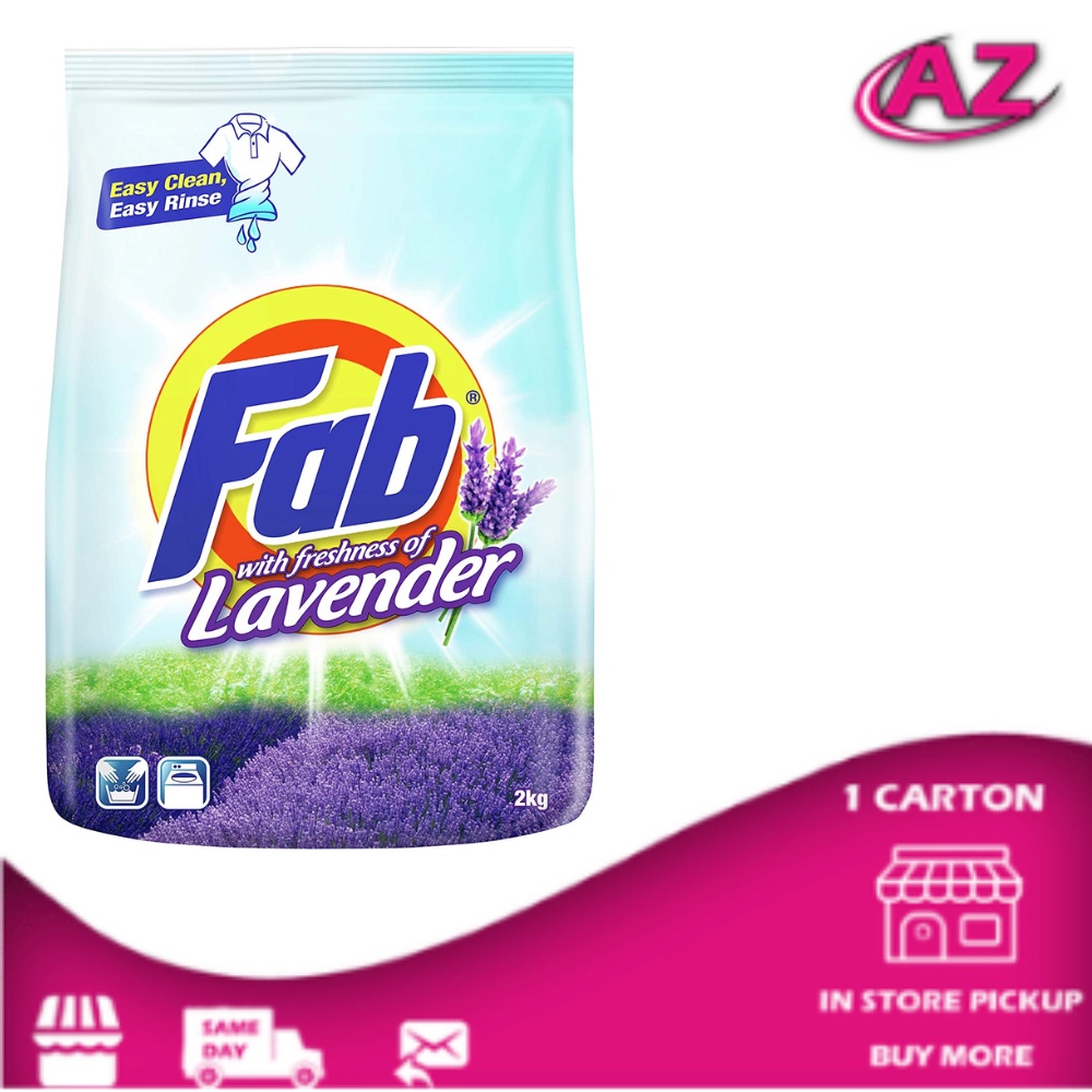 Fab Detergent Powder - LAVENDER (680 G) - Choose Your Better Choice ...