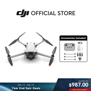 DJI Mini 3 Pro - Ultralight Foldable 3-Axis Gimbal 4K Camera Drone, Ideal for Aerial Photography and Social Media