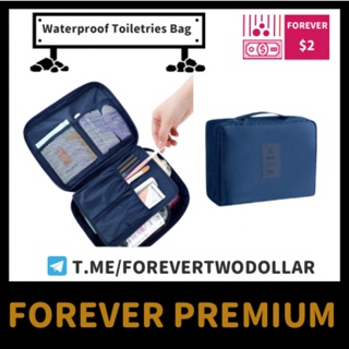 F36 (FOREVER PREMIUM) Toiletries Bag Travel  Waterproof Make Up Pouch Holiday