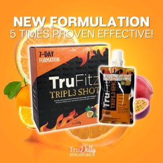 SG SELLER❤️Trufitz TRIPLE SHOT 7 Day Formation 9 Sachets by Trudolly