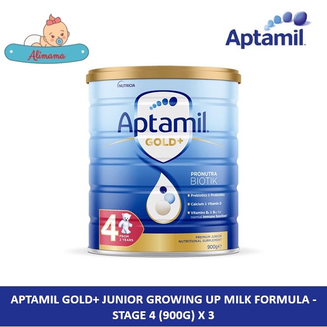 Aptamil Gold+ Stage 4 Junior (3 x 900g Tin) | Shopee Singapore