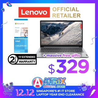 【$349 Killer Deal】Lenovo IdeaPad 1 15IGL7 | 82V7000YSB | 15.6 HD | Celeron N4120 | 4GB RAM | 128GB eMMc | Win11 S Mode
