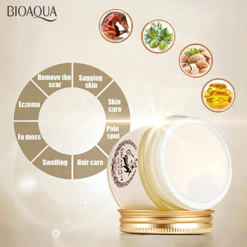 Image of BIOAQUA Face Cream Horse Oil Ointment Moisturizer Improve Drying Anti-Aging Moisturizing Whitening Day Cream Face Body Skin Care #2