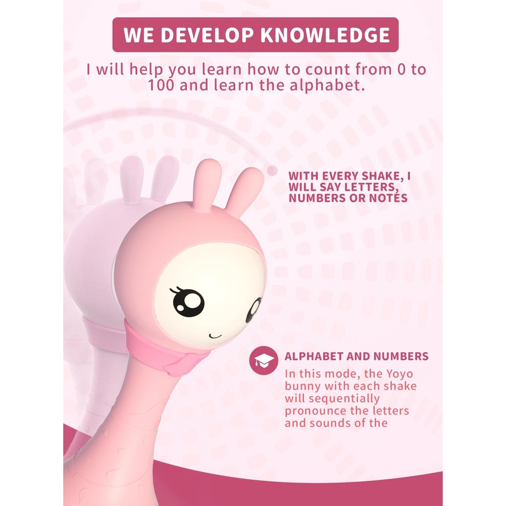 Alilo YoYo Baby Smart Rattle Lullaby Songs Speaker lullaby Toddler ...