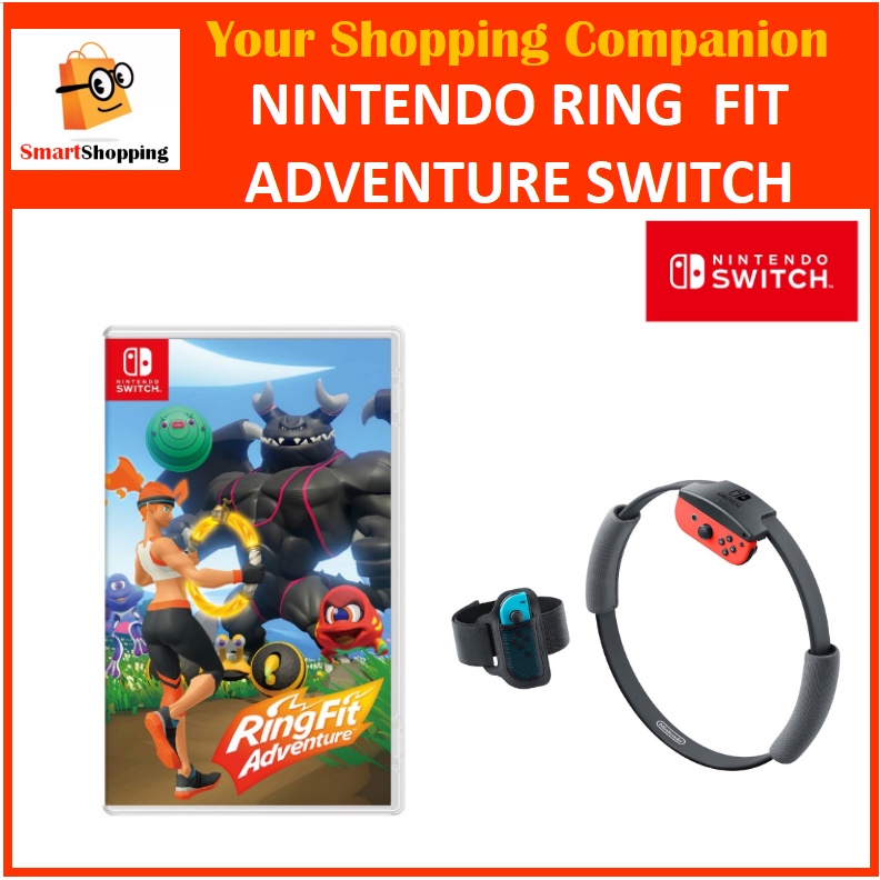 Nintendo Ring Fit Adventure Set With RingCon and Leg Strap for