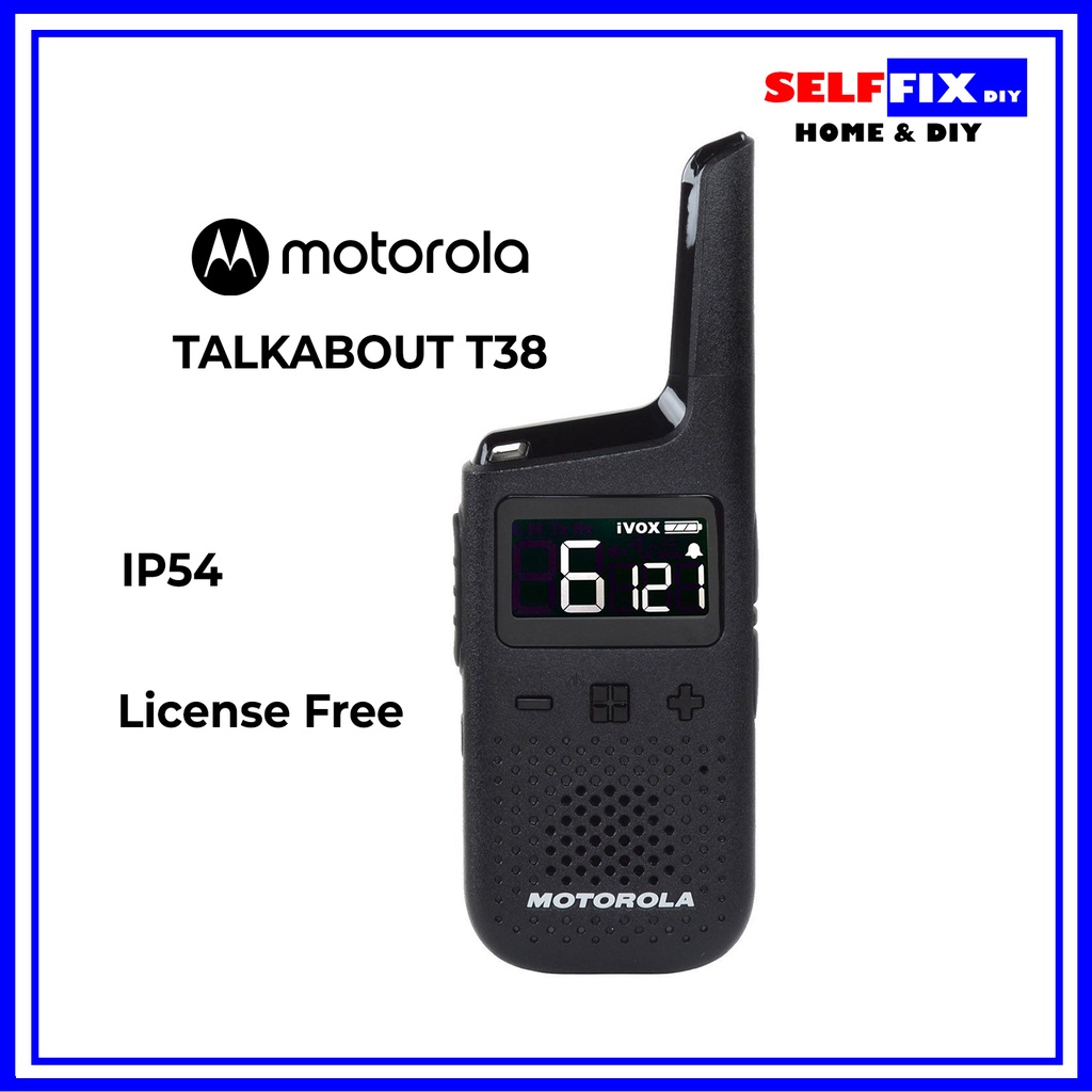 Motorola Talkabout T38 TwoWay Radio Walkie Talkie (8KM) Shopee Singapore