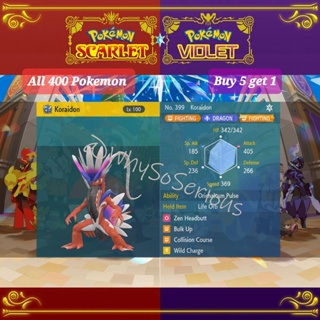 Pokemon Scarlet and Violet Battle Ready Koraidon (Digital code)