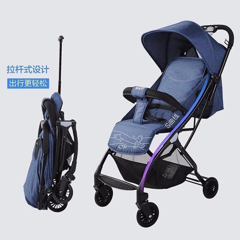 Foldable Stroller New Born Cabin Size Baby Stroller Compact LightWeight Reversible Stroller