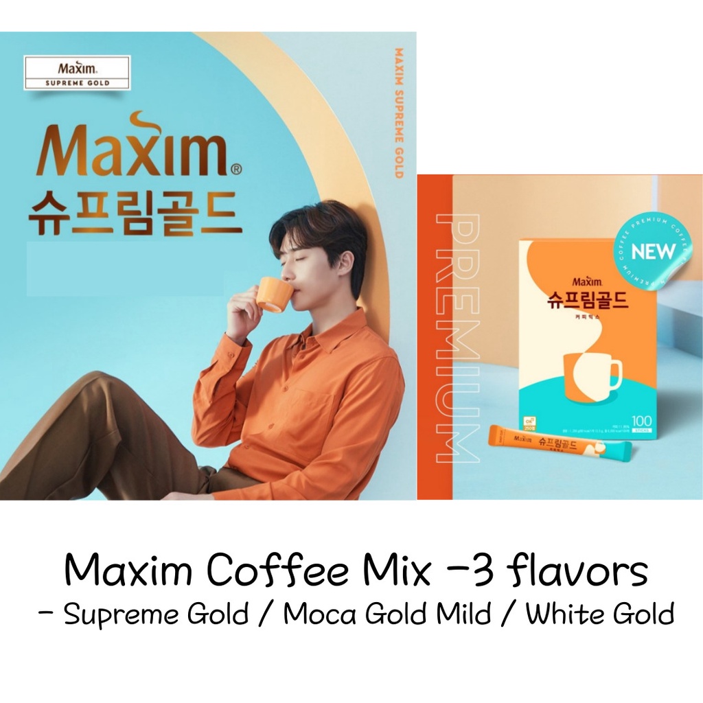 [Dongseo] Maxim coffee Mix Supreme Gold / Moca Gold Mild / White Gold