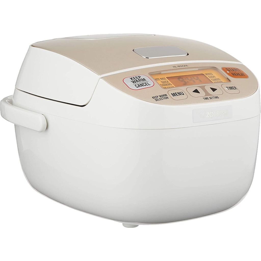 ZOJIRUSHI 0.54L Rice Cooker Warmer NLBGQ05 (White) Shopee