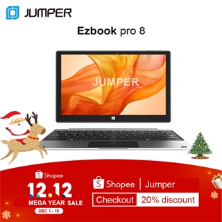 1 Year Warranty | Jumper Ezpad Pro 8 Brand New 11.6 Inch 2 in 1 Laptop Tablet Touchscreen | Windows 11 Intel® Celeron N3350 | 128GB SSD 6GB /12GB RAM with Webcam Keyboard