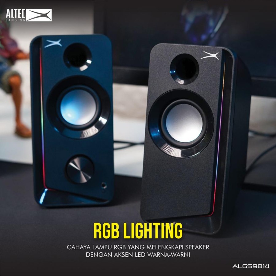 Speaker ALTEC LANSING ALGS9814 RGB Lighting Shopee Singapore