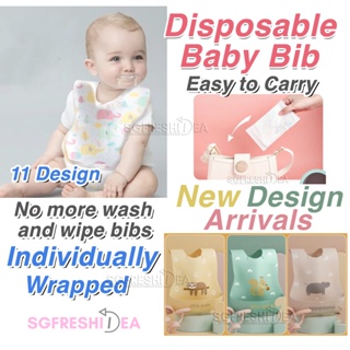 Infant Disposable Feeding Bib Waterproof Baby Saliva Bibs For Kids Children Toddler Silicone Burp Cloth Single Use Paper #0