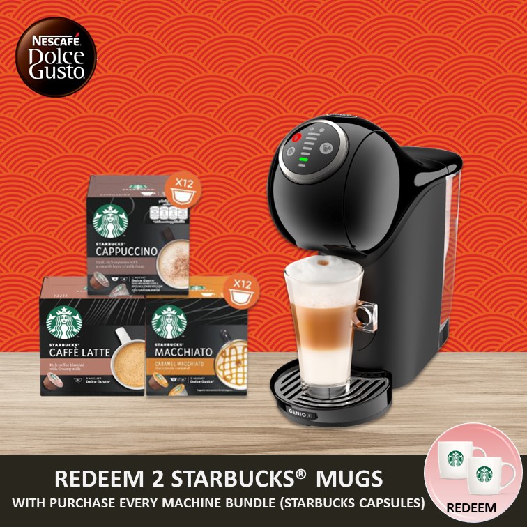 NESCAFE Dolce Gusto Genio S Plus Automatic Coffee Machine With 3 Box