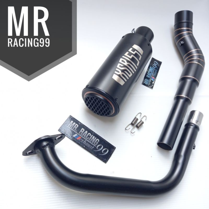 Exhaust Yamaha XSR155 XSR155 Full System Black doff MR99 ORIGINAL