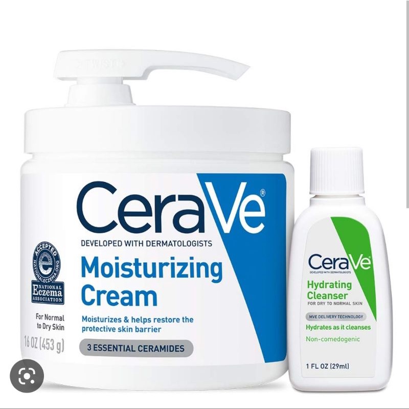 CeraVe Moisturizing Cream Combo Pack Shopee Singapore