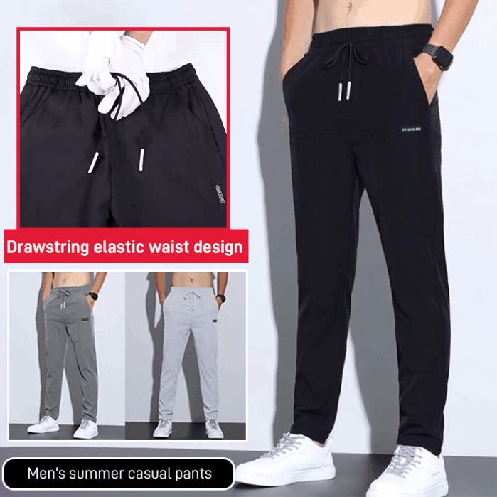 Image of Stylish Casual Straight Leg Pants For Men #0