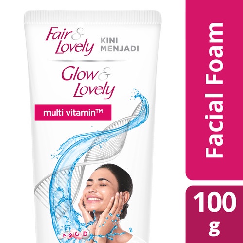 Glow and Lovely Face Wash 100gr Fair and Lovely Facial Foam 100gr