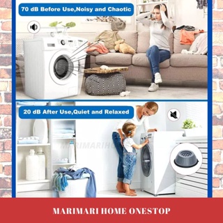 [Shop Malaysia] 4pcs washing machine pad anti slip noise reducing feet base refrigerator anti vibration pad pelapik mesin basuh 洗衣机脚垫 #4
