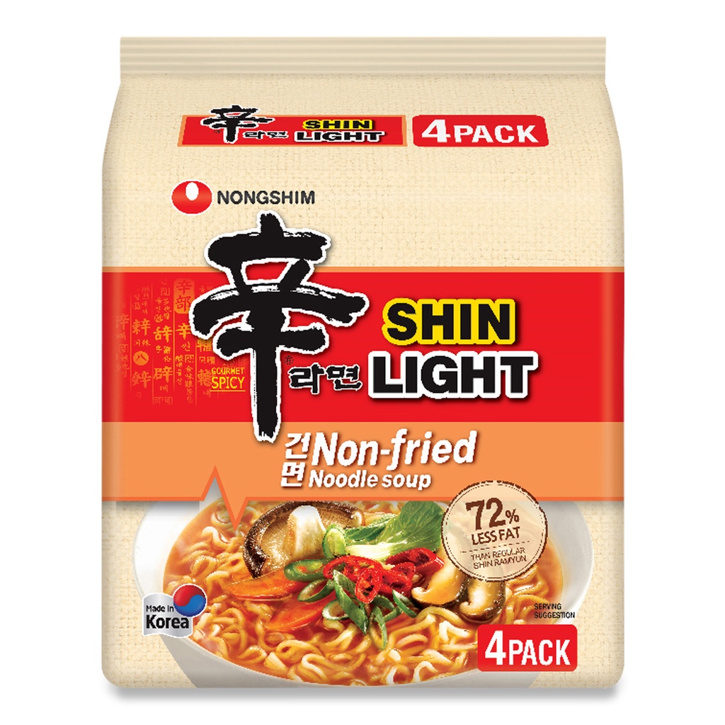 NONG SHIM Shin Light Noodles 4s X 97g Shopee Singapore