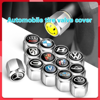 Automobile tire valve cover Copper core molybdenum plated material Toyota Honda BMW BENZ LEXUS and other car logos