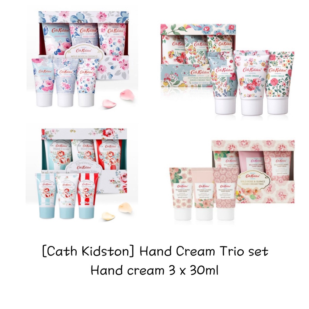 [Cath Kidston] Hand Cream Trio set Hand cream 3 x 30ml Shopee Singapore