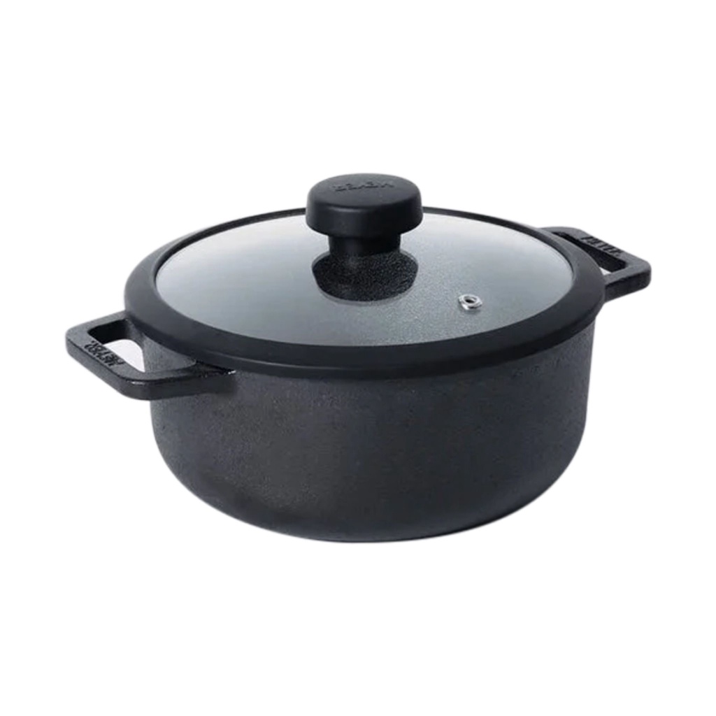 Meyer 20cm Cast Iron Sauteuse With Glass Lid (48240) | Shopee Singapore